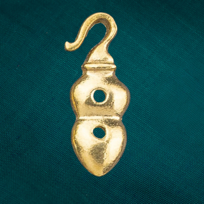 Brass Hook and Loop Fittings for Rapier Hanger Sword Belts