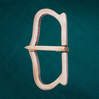 Late medieval - 2.5 inch brass buckle for a large belt