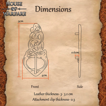 Viking-style Buckle, inspired by the 9th century