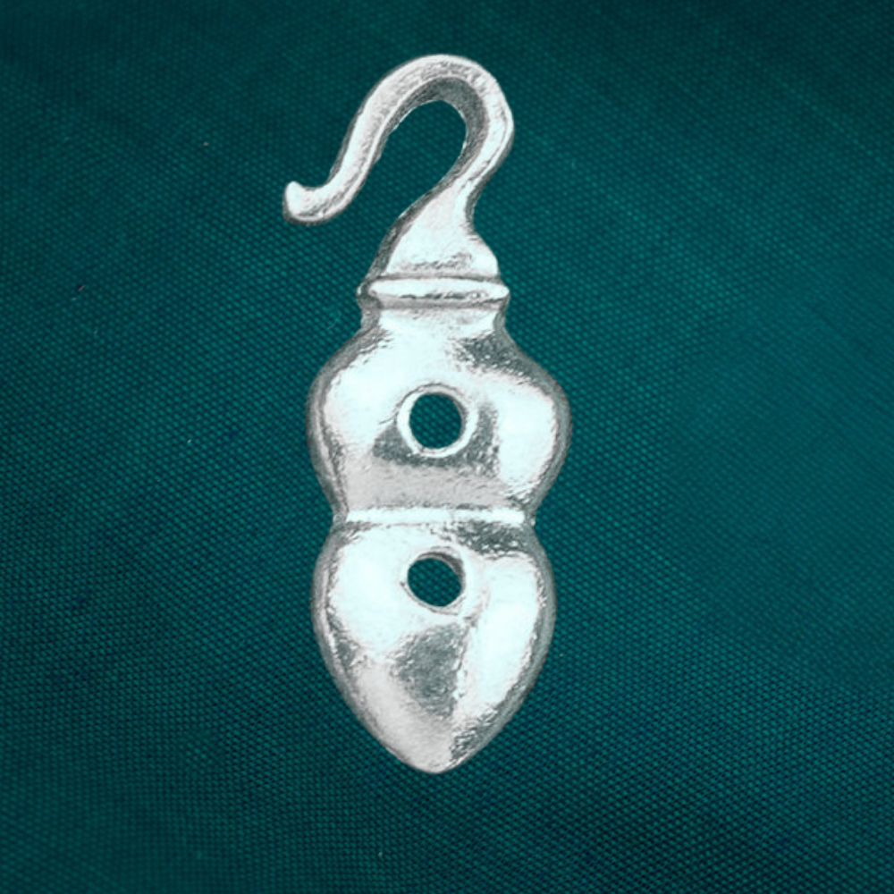 Brass Hook and Loop Fittings for Rapier Hanger Sword Belts