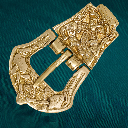 Birka Viking Buckle Set - Réplique de la boucle et de l'extrémité de la sangle