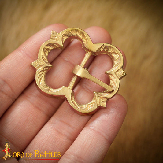 Double Boucle Médiévale Trilobée - XVe siècle (lot de 2)