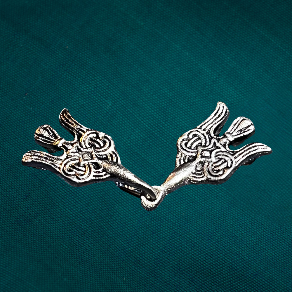 Small Cloak Clasps - Viking Ravens