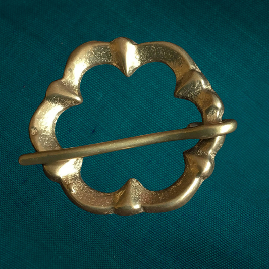 14th century Medieval Brooch - Small Sexfoil