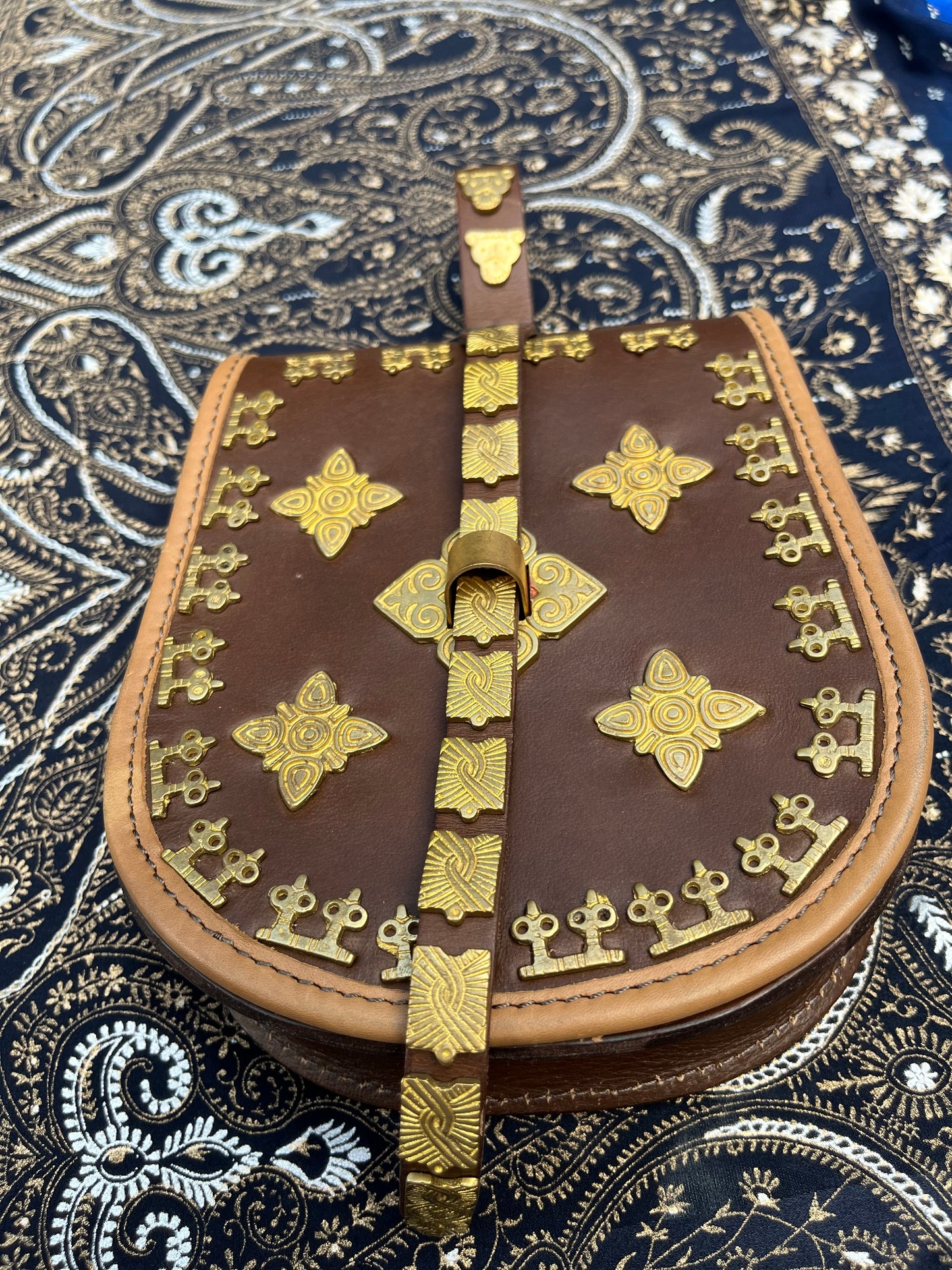 Replica Tarsoly Pouch for Viking reenactors - Authentic Medieval Replica