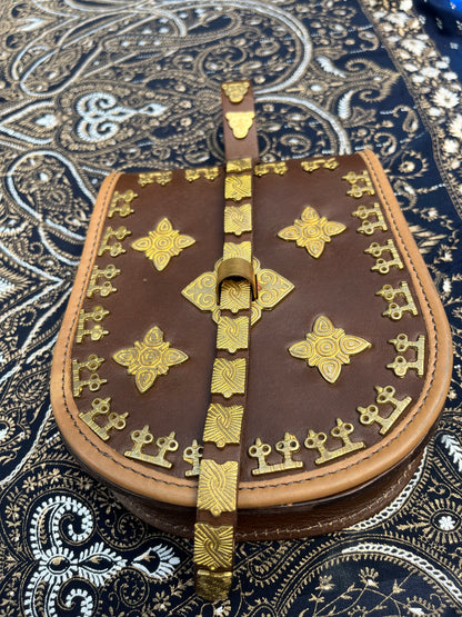 Replica Tarsoly Pouch for Viking reenactors - Authentic Medieval Replica