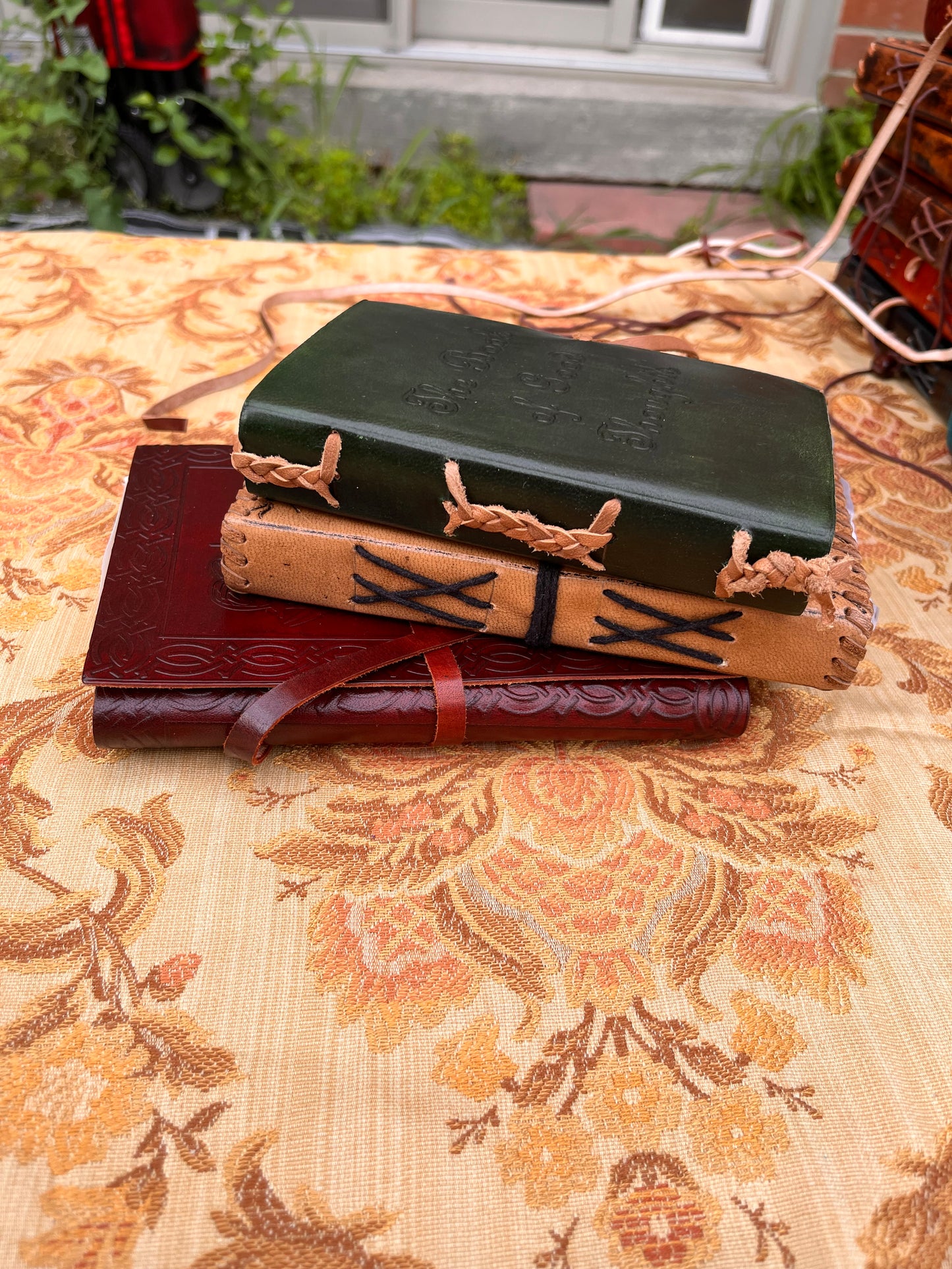 Book of Good Thoughts - Green Leather Journal