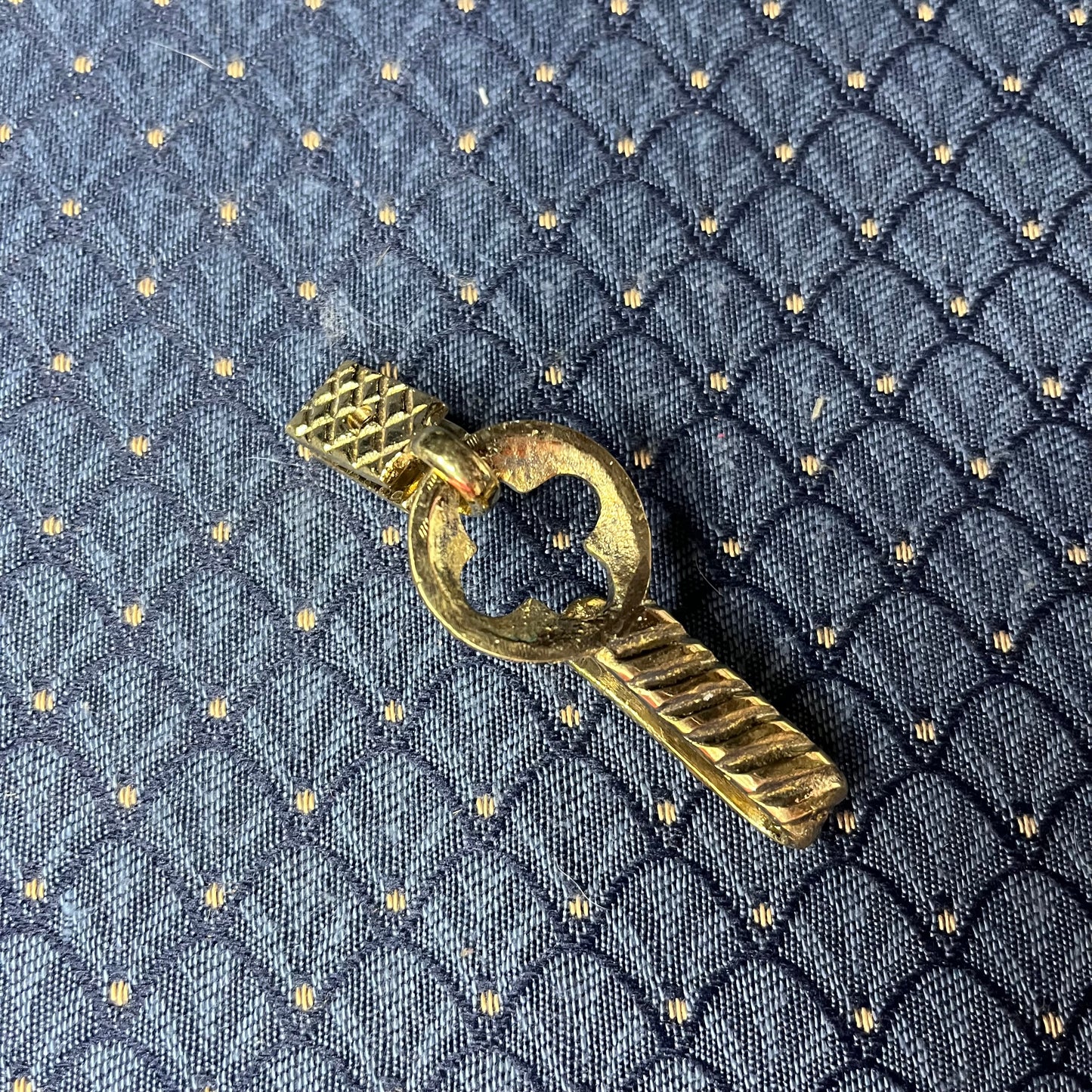 Medieval Quatrefoil Belt Hook/Hanger in Brass