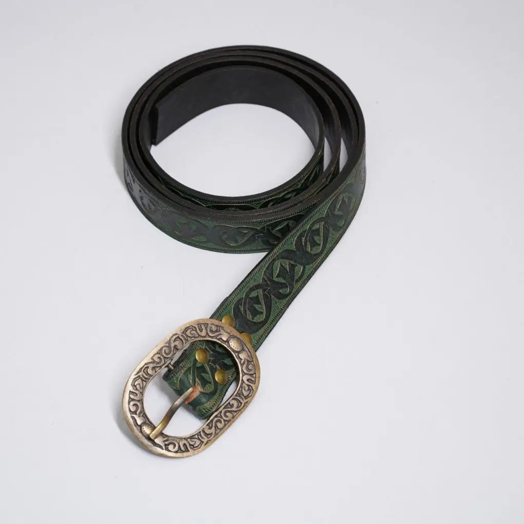 Medieval Embossed Belt for Elven Fantasy Style