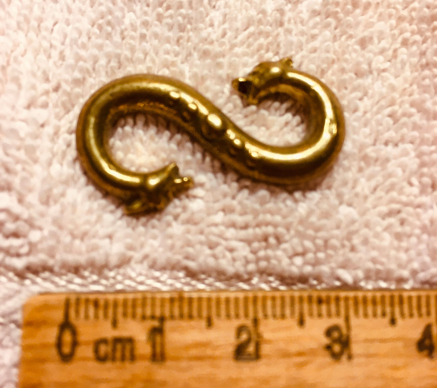 Brass Snake Hooks for Renaissance Rapier Belts