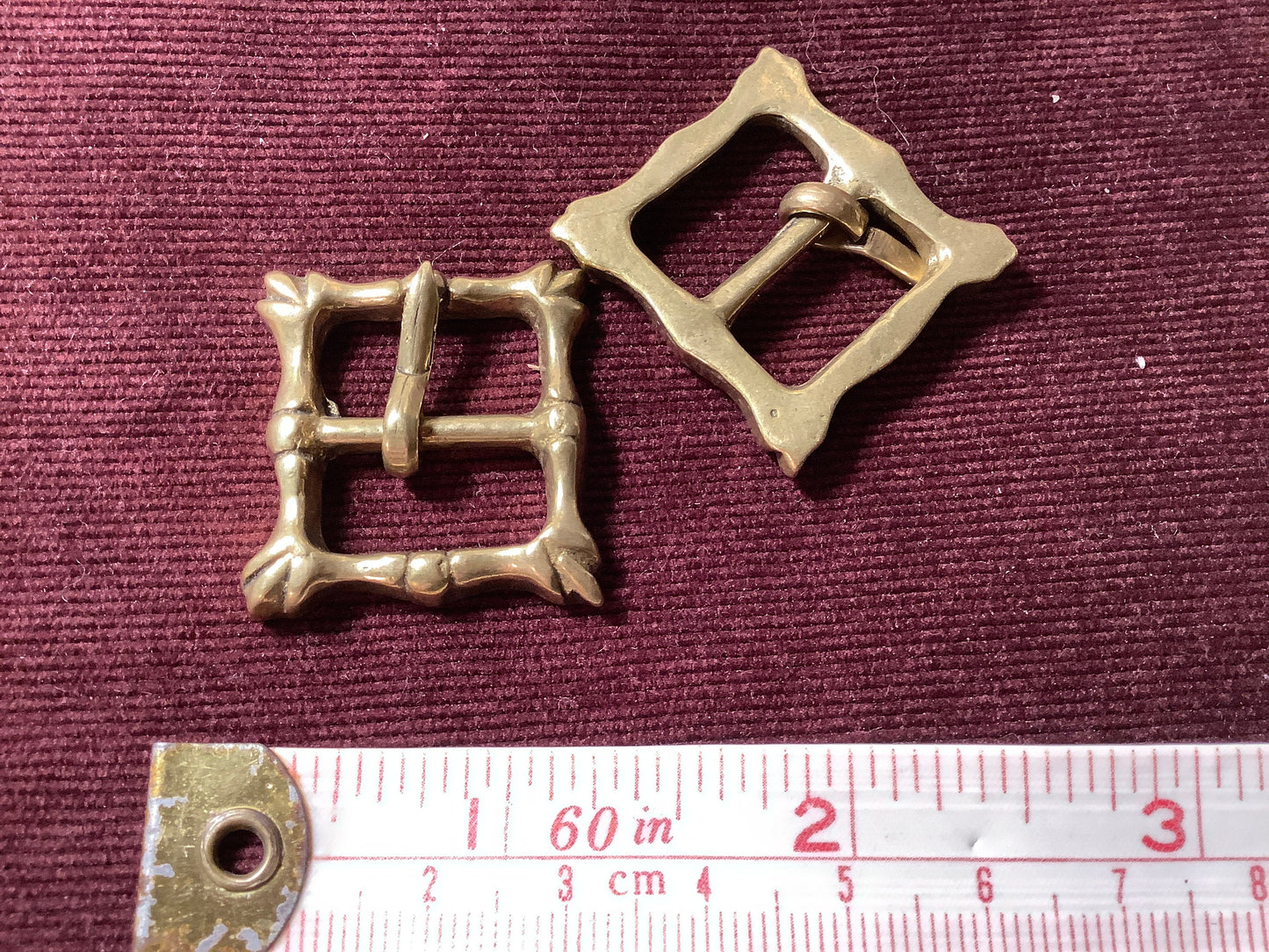 Square Medieval Buckle (set of 2)
