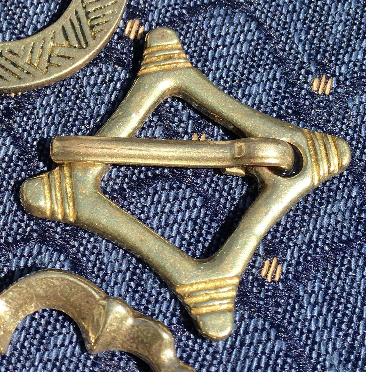 Medieval Lozenge Brooch - small