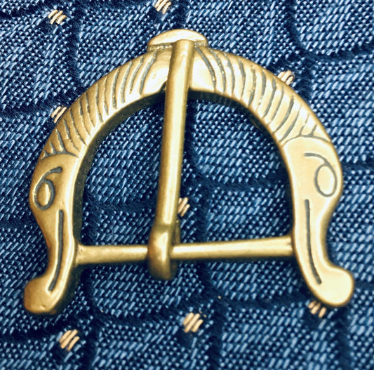 Boucle viking avec têtes d'oiseaux - trouvaille du 9ème siècle