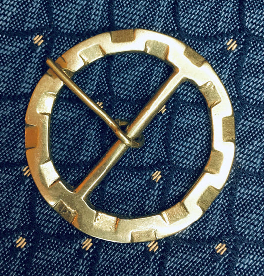 Large Medieval Buckle - Renaissance buckle, baldric buckle, Brass Buckle