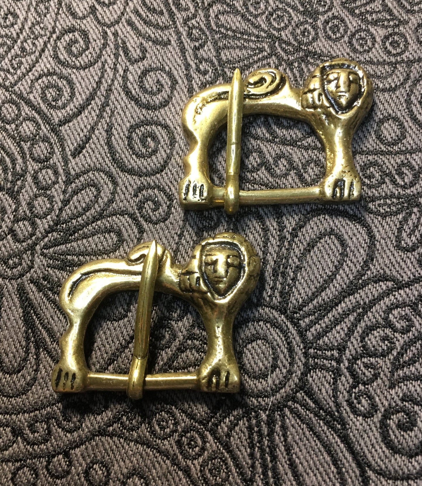Norman Lion Buckle for 1 inch Wide Belts