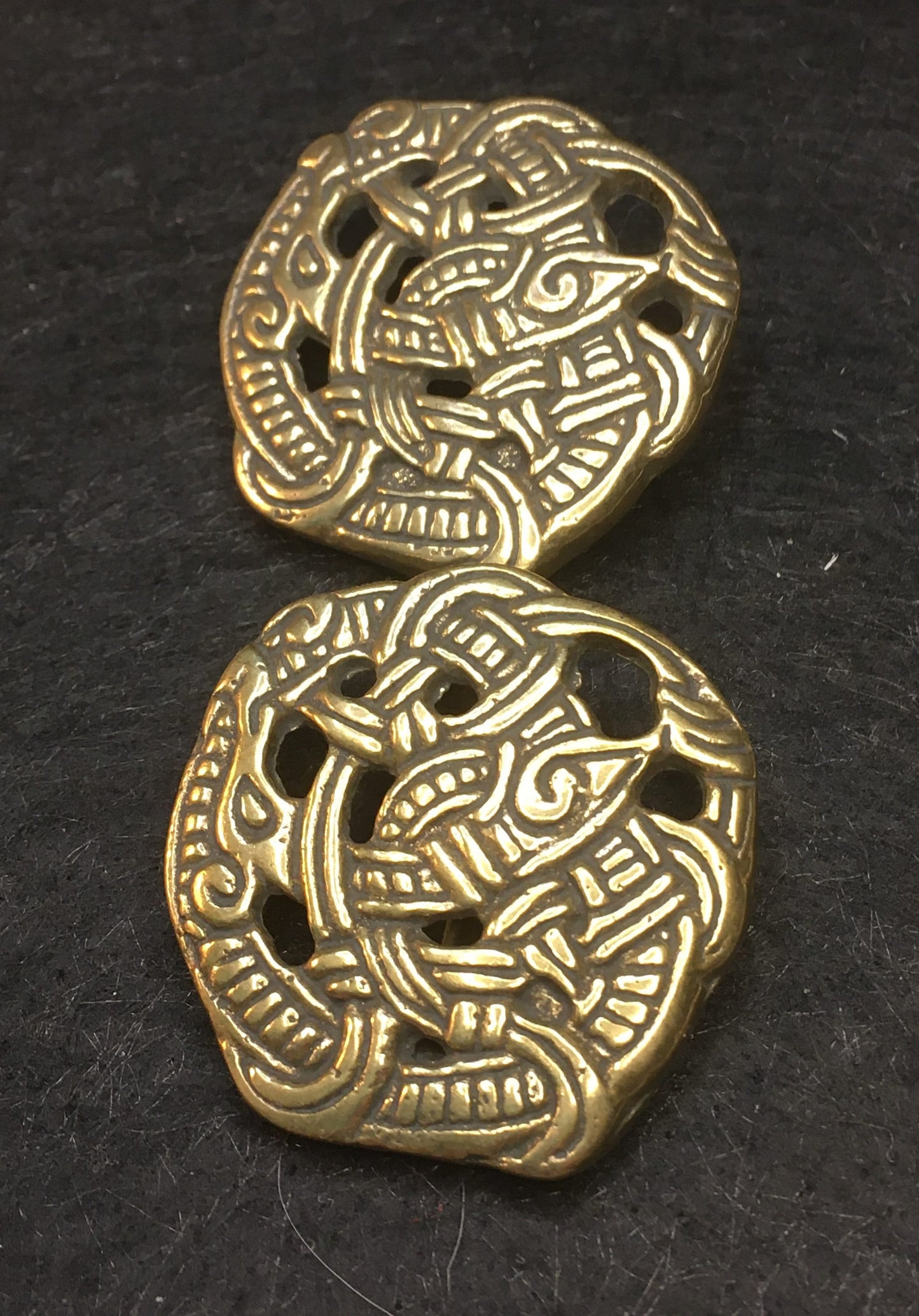 Viking Round Brooches (set of 2) 4 cm