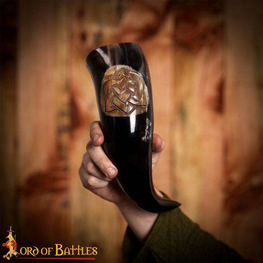 Celtic Symbol Drinking Horn