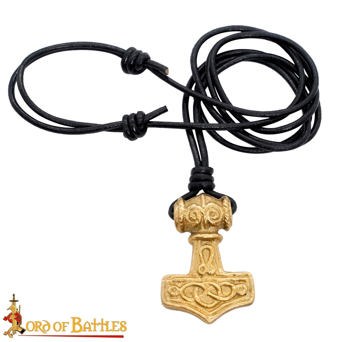 Brass Thor's Hammer Necklace