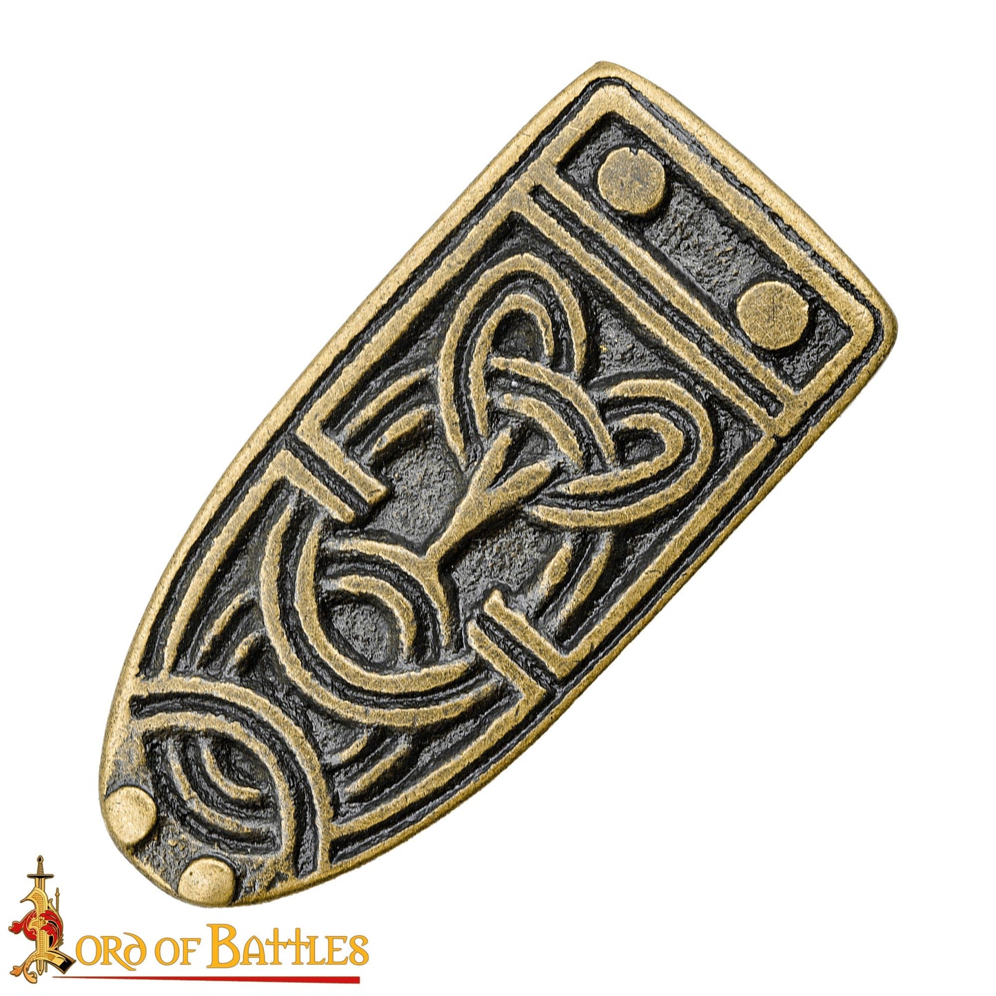 Medieval Knotwork Buckle and Strap End