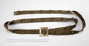 15th Century Square Buckle and Strap End