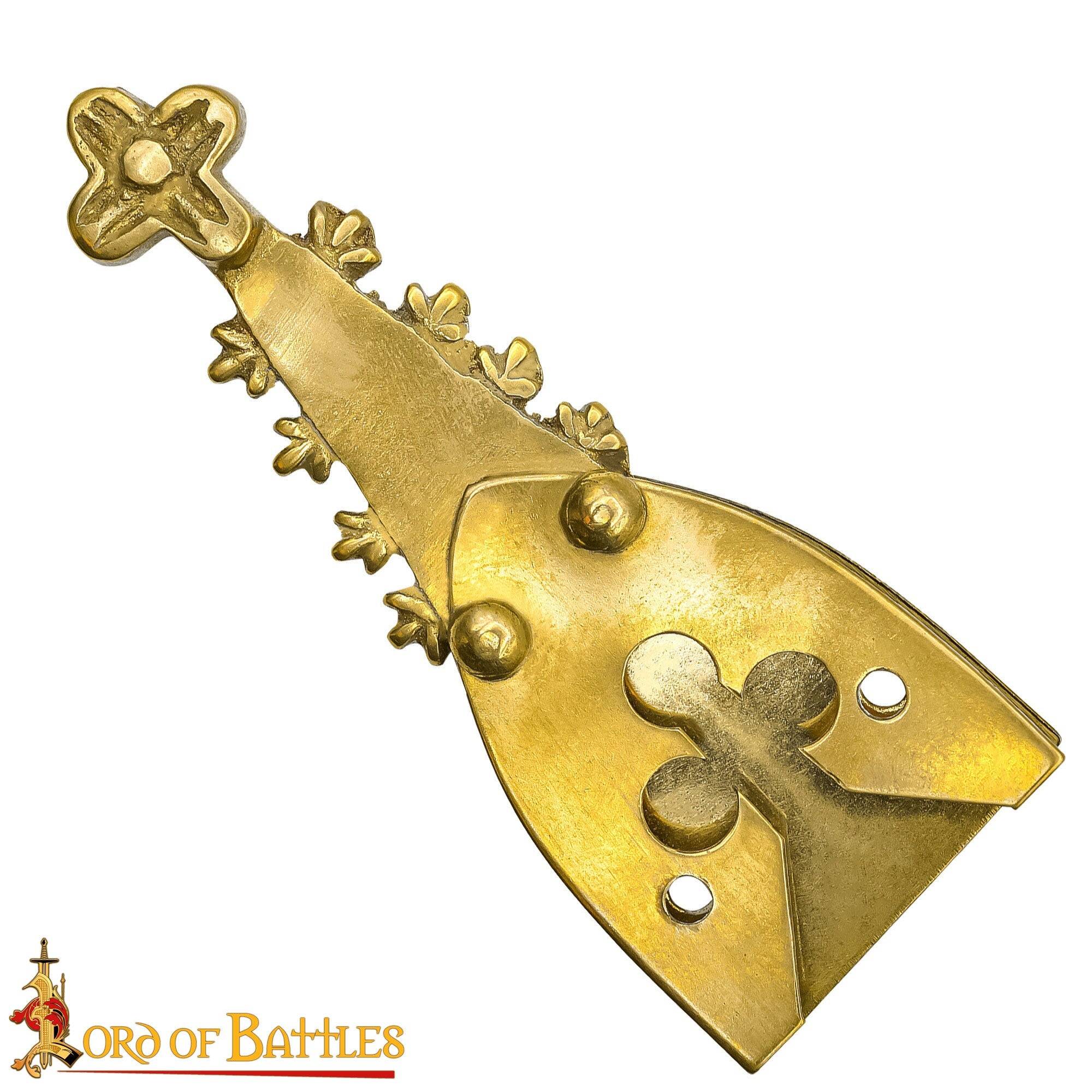 Medieval Strap End - Trefoil Design | Easy Attach Rivets – Reliquaria ...