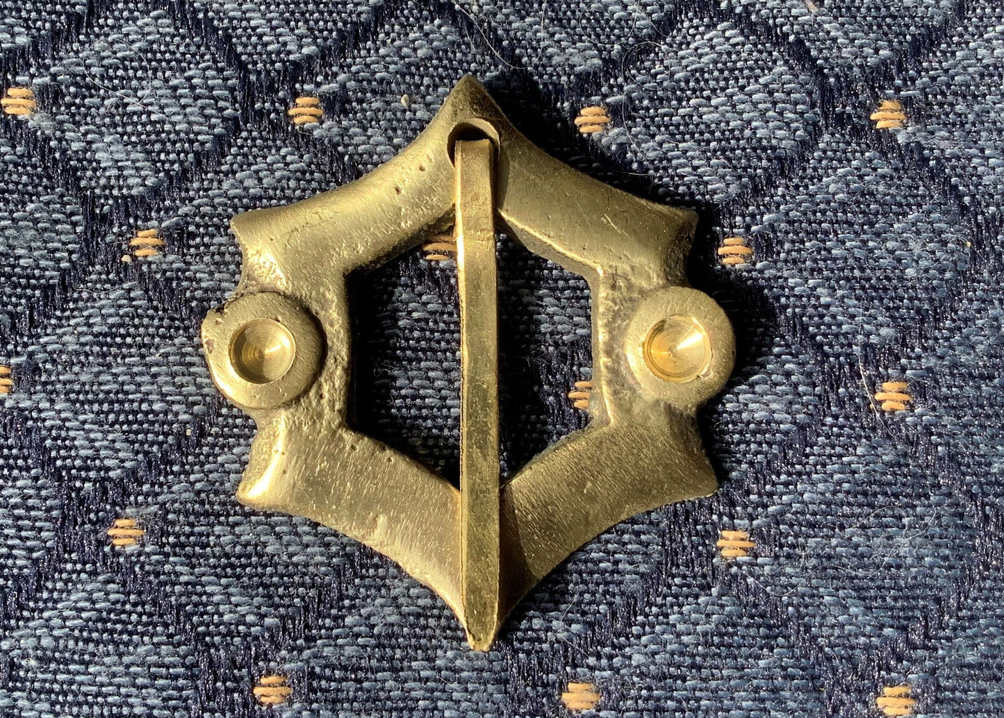 Brass Sexfoil Medieval Brooch