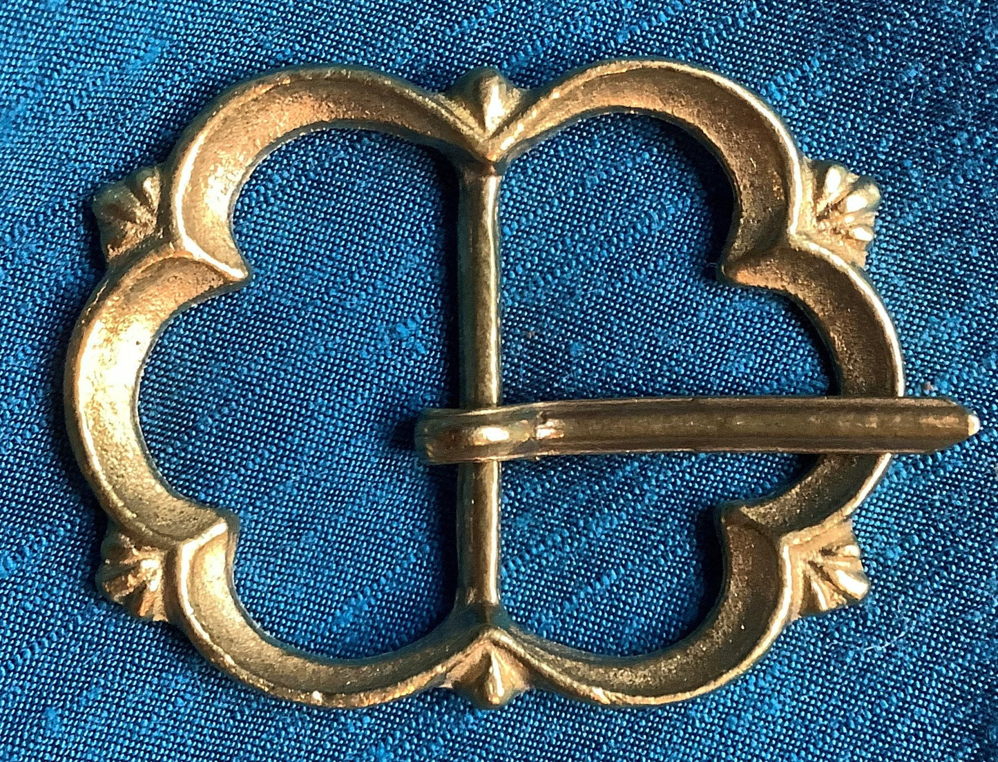 Medieval Spectacle Buckle - Double Tri-lobed Spectacle