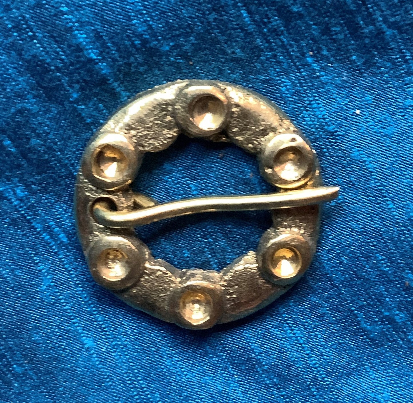 Brass Round Medieval Brooch